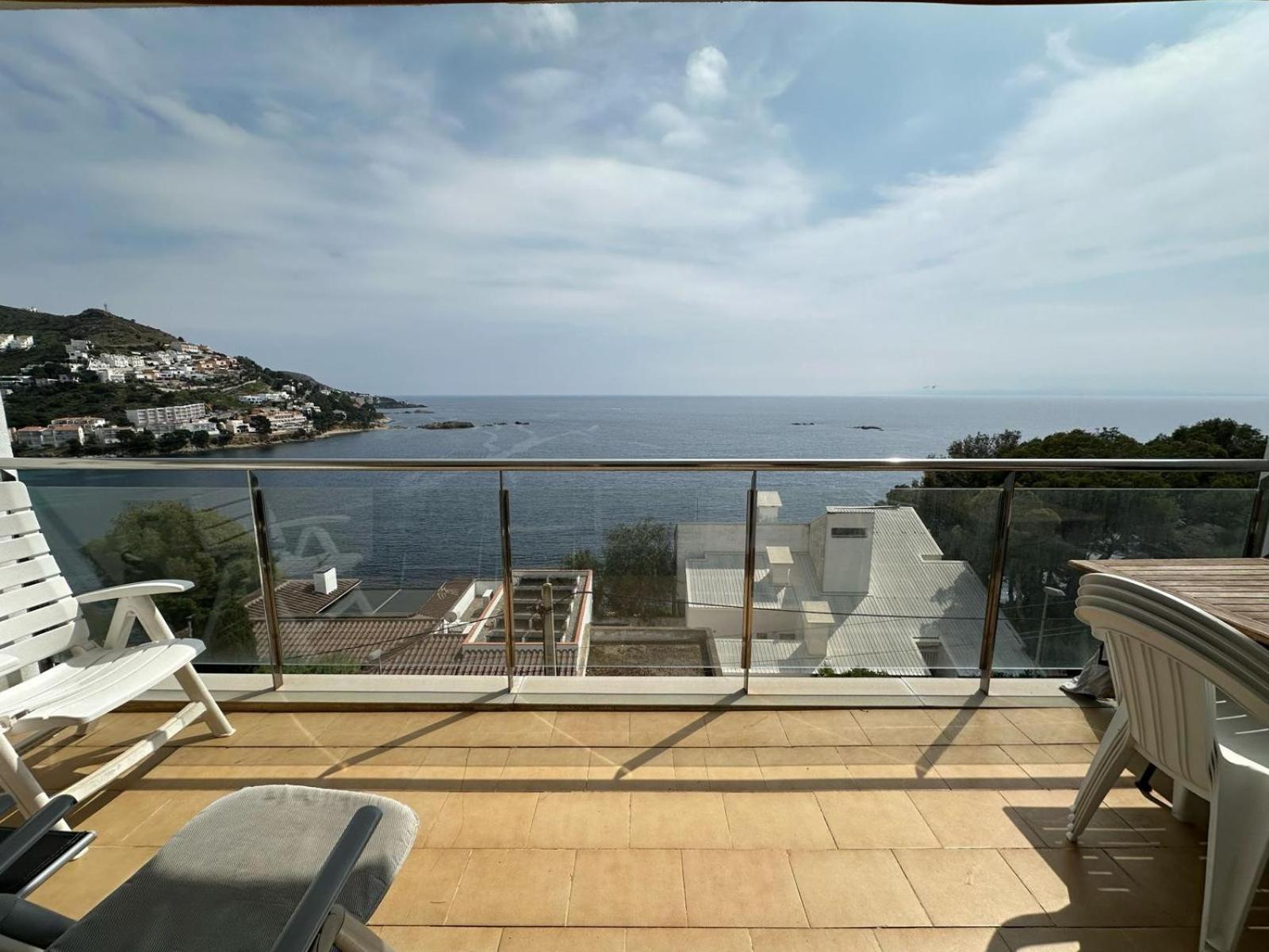Apartamento Vista Mar Y Parking En Roses Av-27 Exterior photo